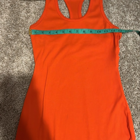 Rehab Ribbed Bodycon Sleeveless Dress Orange Size Small - Picture 5 of 6